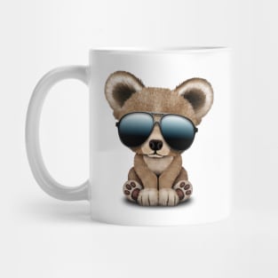 Cute Baby Bear Wearing Sunglasses Mug